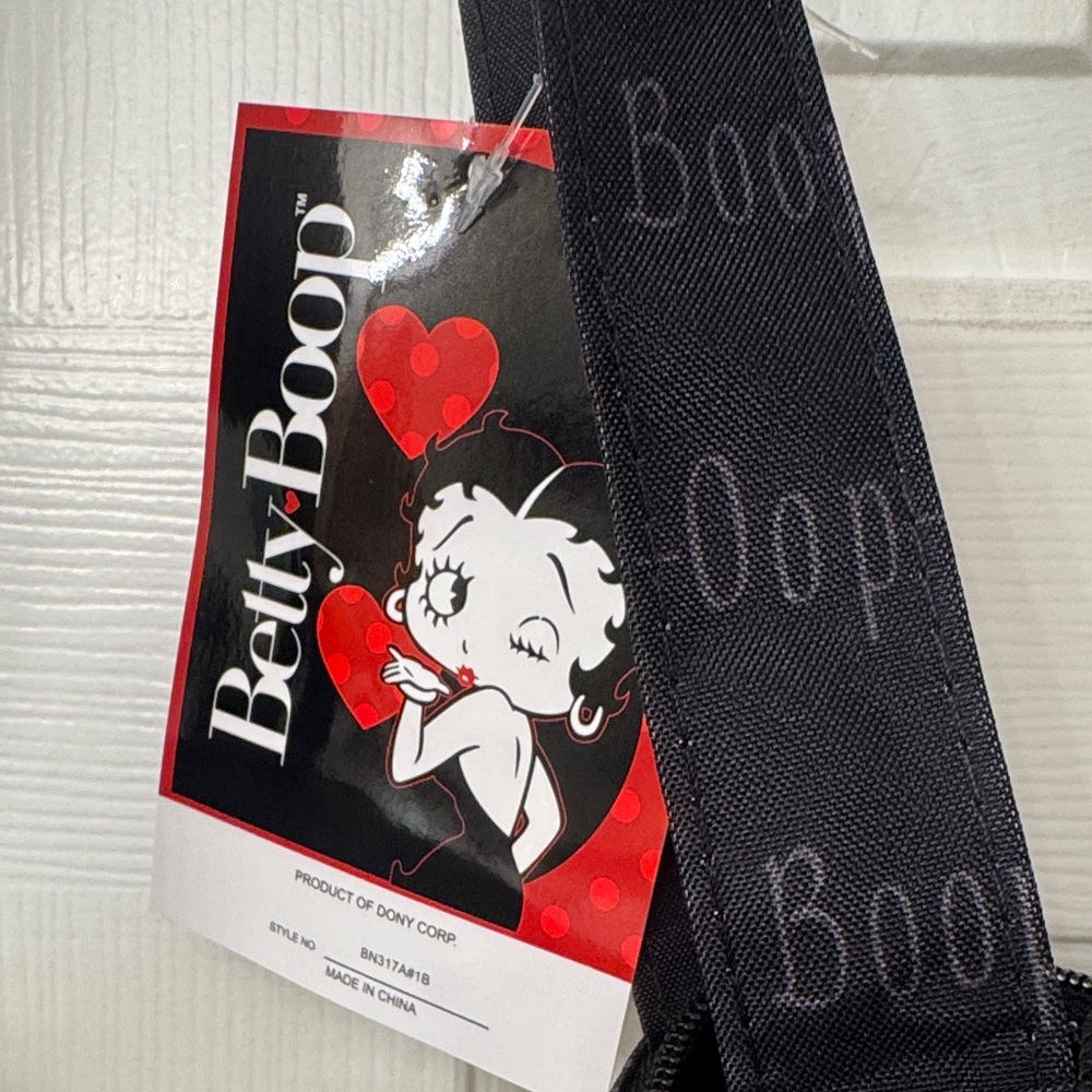 Betty Boop Black and White Tote - Picture 3 of 5